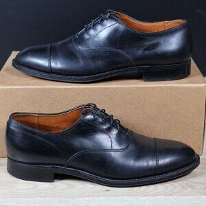 Alden Black Leather Oxfords